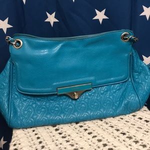 Nine West turquoise blue purse